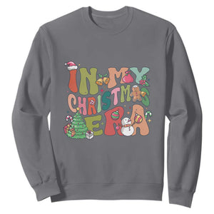 In My Christmas Era Sweatshirt Cute Groovy Holiday Xmas TS10 Charcoal Print Your Wear