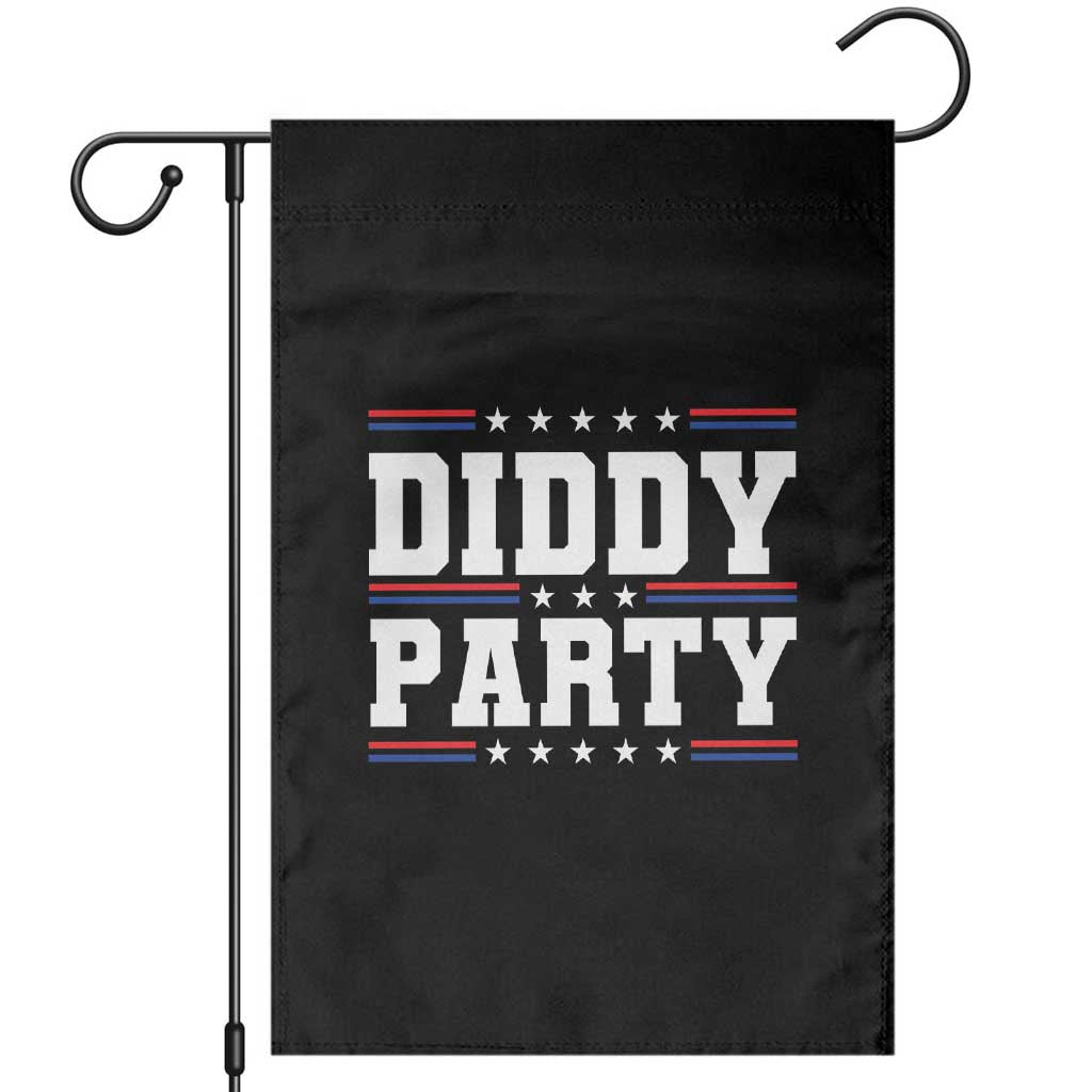Diddy Party Garden Flag Funny Offensive Humorous Saying TS10 Black Print Your Wear