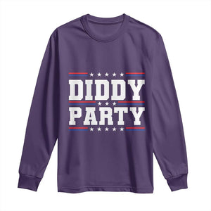 Diddy Party Long Sleeve Shirt Funny Offensive Humorous Saying TS10 Purple Print Your Wear