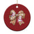 Gingerbread Coquette Bow Xmas Christmas Ornament Cute Snowman Girly Gifts For Her TS10 Print Your Wear