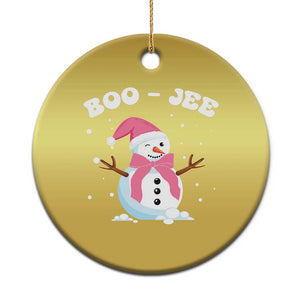 Bougie Snowman Christmas Ornament Pink Christmas Xmas Gifts TS10 Print Your Wear