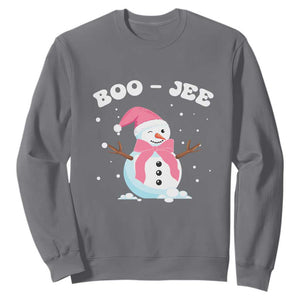 Bougie Snowman Sweatshirt Pink Christmas Xmas Gifts TS10 Charcoal Print Your Wear