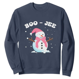 Bougie Snowman Sweatshirt Pink Christmas Xmas Gifts TS10 Navy Print Your Wear