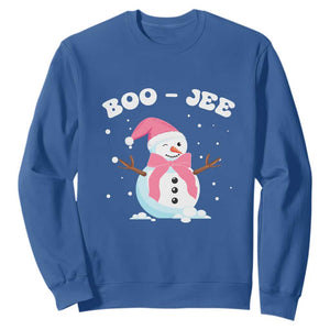 Bougie Snowman Sweatshirt Pink Christmas Xmas Gifts TS10 Royal Blue Print Your Wear