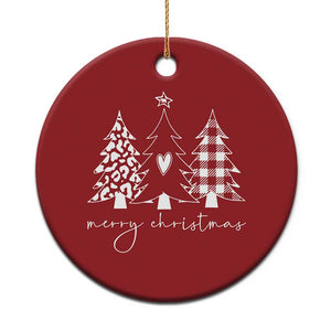 Merry & Bright Xmas Trees Christmas Ornament Chic Winter Cute Holiday Gift TS10 Print Your Wear