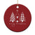 Merry & Bright Xmas Trees Christmas Ornament Chic Winter Cute Holiday Gift TS10 Print Your Wear