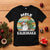 Vintage Cute Mele Kalikimaka Christmas T Shirt Funny Snowman Palm Tree Beach Tropical Xmas TS10 Black Print Your Wear