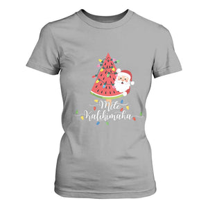 Mele Kalikimaka Hawaiian Christmas Santa T Shirt For Women Watermelon Summer Tree Tropical Xmas TS10 Sport Gray Print Your Wear