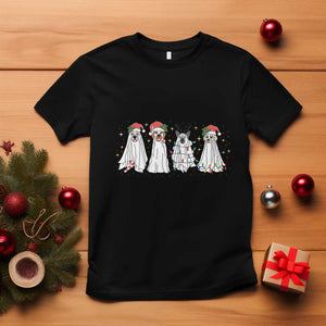 Christmas Ghost Dog T Shirt TS10 Black Print Your Wear