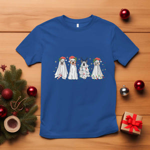 Christmas Ghost Dog T Shirt TS10 Royal Blue Print Your Wear