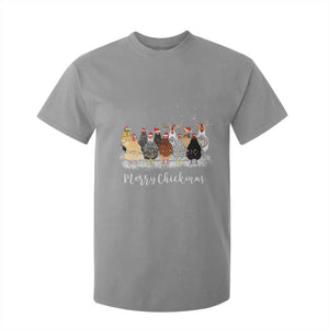 ute Christmas Chickens T Shirt For Kid Xmas Farm Animals TS10 Sport Gray Print Your Wear