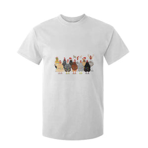 ute Christmas Chickens T Shirt For Kid Xmas Farm Animals TS10 White Print Your Wear