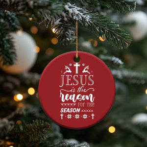 Christian Xmas Christmas Ornament Jesus Is The Reason For The Season Xmas Faith TS10 Print Your Wear