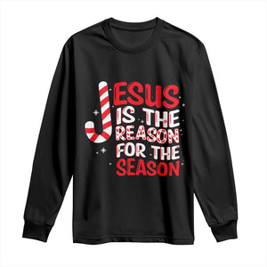 Christian Christmas Long Sleeve Shirt Jesus Is The Reason For The Season TS10 Black Print Your Wear