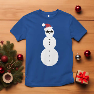 Funny Angry Snowman T Shirt Gangster Snowmen Rap Hip Hop TS10 Royal Blue Print Your Wear