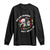 Christmas Skeleton Long Sleeve Shirt Dead Inside But Jolly AF Festive Sarcastic Snarky Skull TS10 Black Print Your Wear