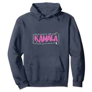 Kamala Harris 47th US President America 2024 Election Hoodie I'm Speaking TS10 Navy Print Your Wear