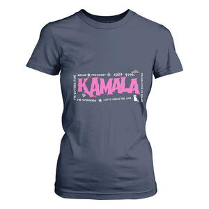 Kamala Harris 47th US President America 2024 Election T Shirt For Women I'm Speaking TS10 Navy Print Your Wear