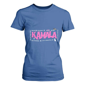 Kamala Harris 47th US President America 2024 Election T Shirt For Women I'm Speaking TS10 Royal Blue Print Your Wear