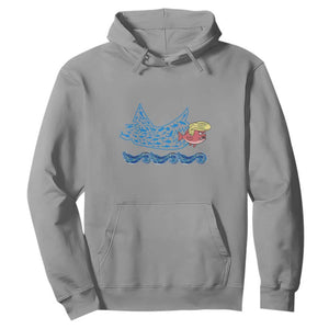 Kamala Fish Eat Fish Hoodie Funny Vote Blue Wave Madam President TS10 Sport Gray Print Your Wear