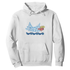 Kamala Fish Eat Fish Hoodie Funny Vote Blue Wave Madam President TS10 White Print Your Wear