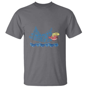 Kamala Fish Eat Fish T Shirt Funny Vote Blue Wave Madam President TS10 Charcoal Print Your Wear