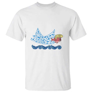 Kamala Fish Eat Fish T Shirt Funny Vote Blue Wave Madam President TS10 White Print Your Wear