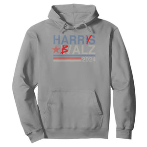 Funny Harris Walz 24 Hoodie Harry Balz 2024 Meme Democratics Vote TS10 Sport Gray Print Your Wear