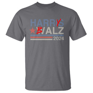 Funny Harris Walz 24 T Shirt Harry Balz 2024 Meme Democratics Vote TS10 Charcoal Print Your Wear