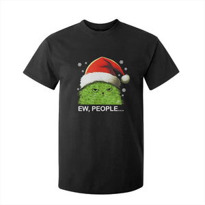 Christmas Cat T Shirt For Kid Ew People Meowy Kitten Lovers TS10 Black Print Your Wear