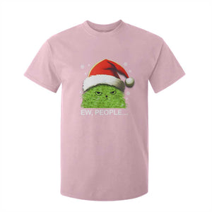 Christmas Cat T Shirt For Kid Ew People Meowy Kitten Lovers TS10 Light Pink Print Your Wear