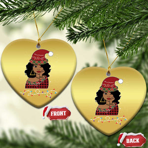 Black Santa African American Xmas Christmas Ornament Sassy Afro Queen Black Woman TS10 Heart Gold Print Your Wear