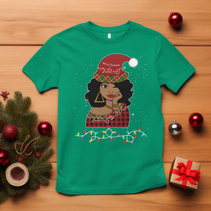 Black Santa African American Christmas T Shirt Sassy Afro Queen Black Woman TS10 Irish Green Print Your Wear