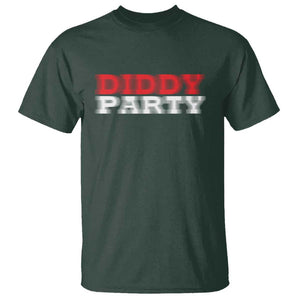 Diddy Party T Shirt Funny Drinking Drinker Alcohol TS10 Dark Forest Green Print Your Wear