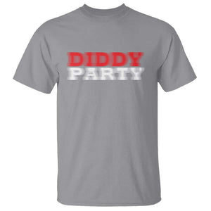 Diddy Party T Shirt Funny Drinking Drinker Alcohol TS10 Sport Gray Print Your Wear