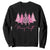 Pink Christmas Sweatshirt Leopard Print Trees TS10 Black Print Your Wear