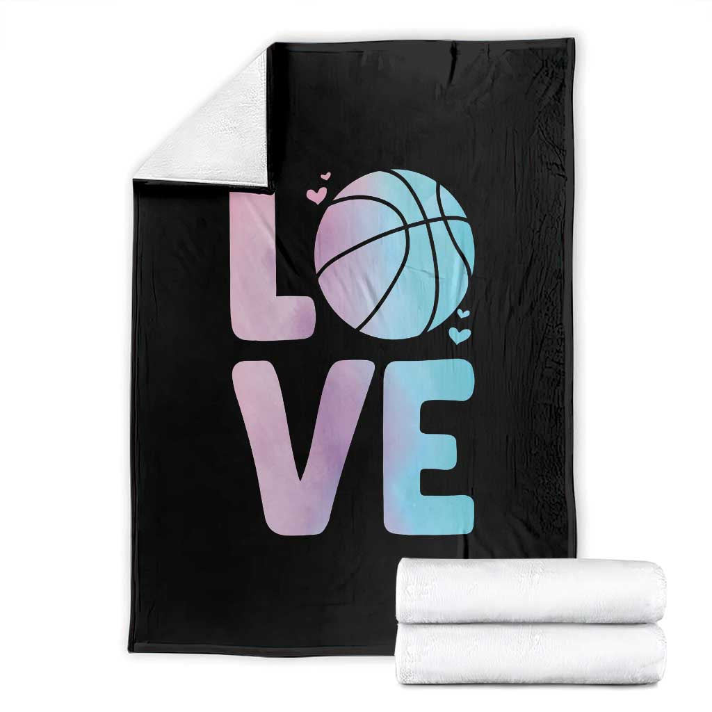 Basketball Lovers Throw Blanket Basketball Mom Sports Fan TS10 Black Print Your Wear