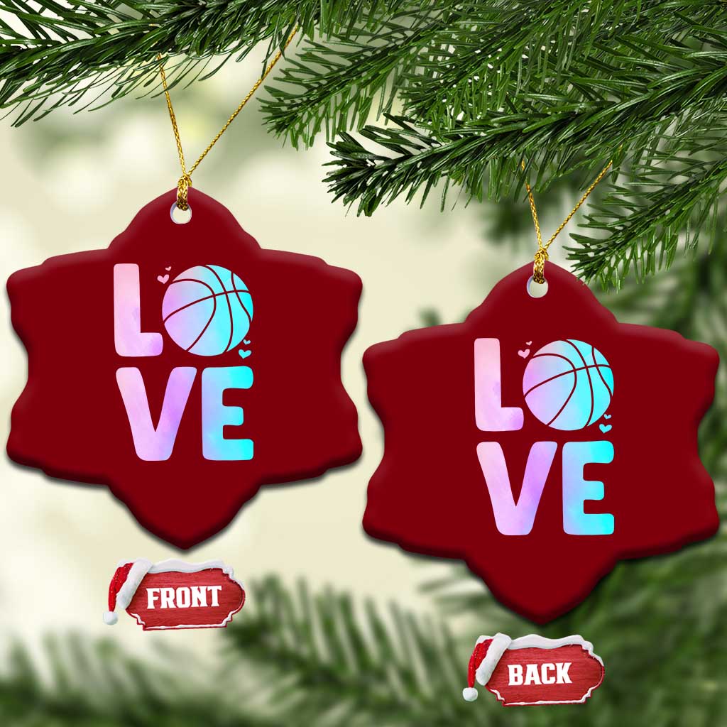Basketball Lovers Ceramic Ornament Basketball Mom Sports Fan TS10 Print Your Wear