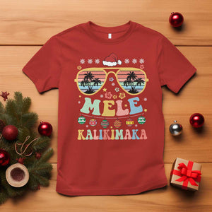 Santa Claus Sunglasses Beach Christmas In Hawaii Family Vacation T Shirt Mele Kalikimaka TS10 Red Print Your Wear