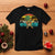 Dabbing Pineapple Christmas Tree Lights T Shirt Hawaiian Hawaii Tropical Xmas Men Gifts Sunglasses On TS10 Black Print Your Wear