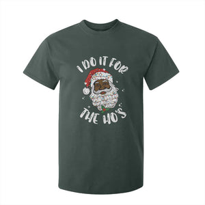 Funny Santa Claus T Shirt For Kid African American Xmas Vintage Black Santa TS10 Dark Forest Green Print Your Wear