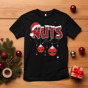 Christmas Couples T Shirt Chest Nuts Couples Funny Matching Chestnuts TS10 Black Print Your Wear