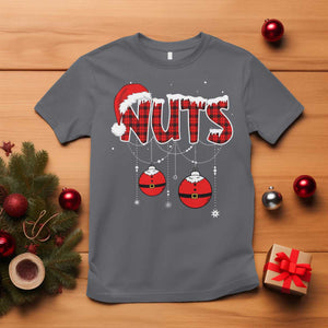 Christmas Couples T Shirt Chest Nuts Couples Funny Matching Chestnuts TS10 Charcoal Print Your Wear