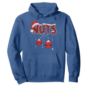 Christmas Couples Hoodie Chest Nuts Couples Funny Matching Chestnuts TS10 Royal Blue Print Your Wear