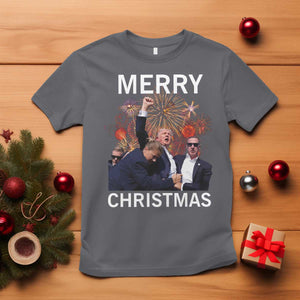 Donald Trump Christmas T Shirt Merry Xmas Republican TS10 Charcoal Print Your Wear