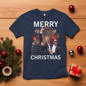 Donald Trump Christmas T Shirt Merry Xmas Republican TS10 Navy Print Your Wear