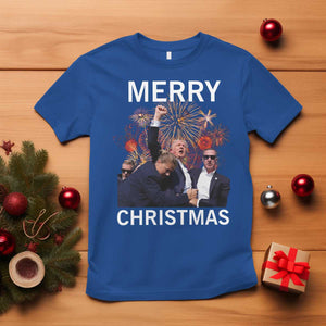 Donald Trump Christmas T Shirt Merry Xmas Republican TS10 Royal Blue Print Your Wear