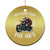 Biker Grandpa Santa on Motorcycle Xmas Christmas Ornament Funny Oh What Fun It Is To Ride TS10 Print Your Wear