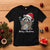 Merry Christmas Raccoon T Shirt Happy Holidays Gift Animal Xmas Lights Red Santa Hat TS10 Black Print Your Wear