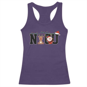 Christmas NICU Nurse Racerback Tank Top Cute Reindeer Student Xmas Gift TS10 Purple Print Your Wear